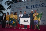 Team Brazil Winner of the Silver Medal. Credit: ISA / Rommel Gonzales